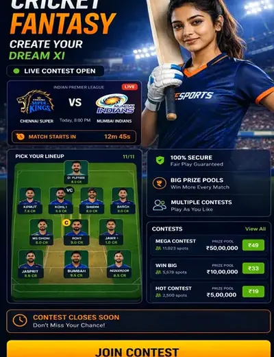 Iskahai (iskahai) fantasy cricket & matchday visual 3